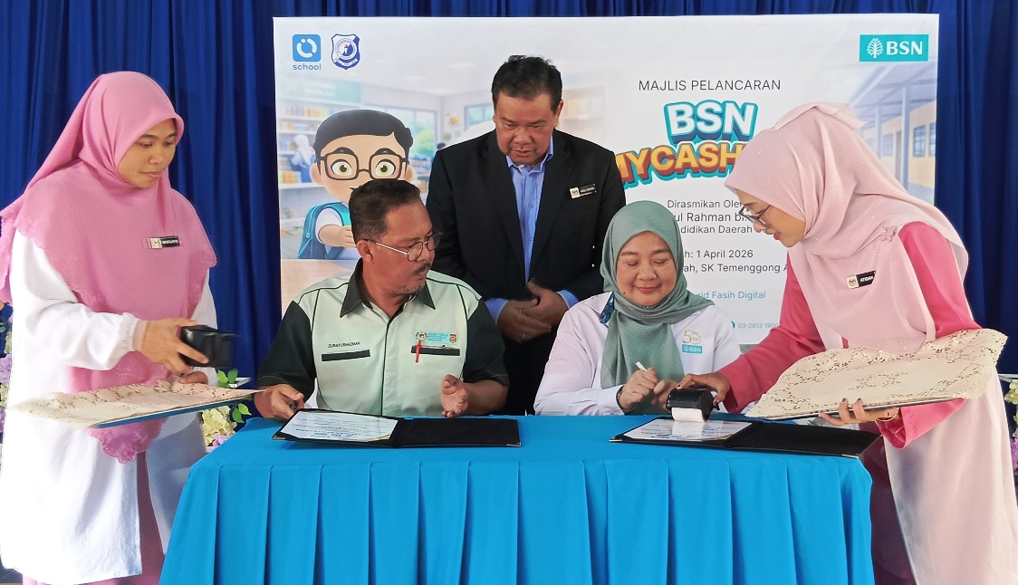 berita BSN MyCashless Sekolah Kebangsaan Temenggong Abdul Rahman Segamat